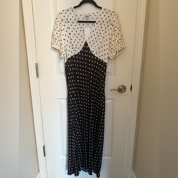 a new day Black and White Polka Dot Maxi Dress - Picture 3 of 5